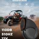 ATV UTV Turn Signal Kit with 110dB Horn Pre-Wired Plug & Play UTV Universal Street Legal Kit with Hazard light, Blinker with Rocker Switch, Compatible With Polaris RZR Can-Am CFMOTO
