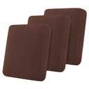 Flamingo P Super Stretch Couch Cushion Covers 3 Piece Set Sofa Seat Slipcovers with Elastic Bottom, Machine Washable Furniture Protector for Pets & Kids (3 Seat Cushion Cover, Burnt Brick)