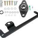 Steering Gear Box Brace Stabilizer Bar fits 2003-2008 Dodge RAM 1500/2500/ 3500 4WD black