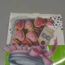 GHHKUD Cookies Gifts Diamond Art Hanging Kit for Adults, DIY Double Sided Diamond Painting Hanging Valentines Kits Adults, Special Shaped Acrylic Ornaments Pendants for Window Home Garden Wall