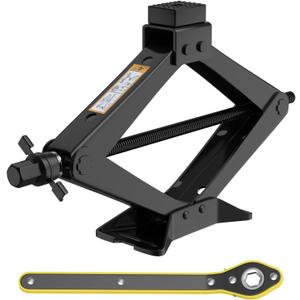 Universal Car Jack Kit Scissor Jack for Car 3 Ton 6614 LBS Spare Tire Changing Kit,Portable Tire Jack Repair Kit with Lug Wrench,Car Lifting Jack for Auto/SUV/MPV