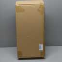 Foldable Storage Baskets with Handles Paper Rope Storage Baskets Rectangle Collapsible Hand Woven Storage Cubes Bins for Organizing Shelves Living Room Bedroom Pantry (4, 11'' x 11'' x 11'') (Natural)