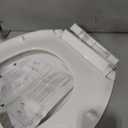 KOHLER 20110-0 Brevia, Slow Close Toilet Seat, Elongated Toilet Seat, Grip-Tight Bumpers Quick-Attach Hardware, White