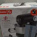 Dash Stand Mixer - Tilt-Head Electric Stand Mixer with Stainless Steel Bowl and Splash Guard For Baking - Forged Iron, 3.5-Quart