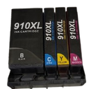 910XL Printer Ink Cartridges 4-Pack Black Cyan Magenta Yellow