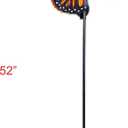 Sunset Vista Designs Decorative Metal Garden Stake with Solar Lights for Outside Waterproof LED Light Yard Decoration, 51", Butterfly - Orange, 17.32" x 1.97" x 51.97"