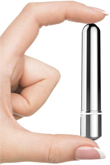 Mini Upgraded Handheld Electric Back Massager - Mini Waterproof Portable Back Massager for Face Back Neck Shoulder MassagerSliver (Silver)