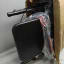 Medline Aluminum Rollator Walker, Burgundy, 300 lb. Weight Capacity, 8” Wheels, Adjustable Height Handle, Padded Seat & Backrest, Rolling Walker for Seniors and Mobility Impaired, Black