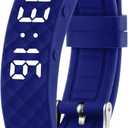 Vibrating Alarm Reminder Watch - with up to 10 Personal Alarms or Pill Reminders per Day (Small, Blue)