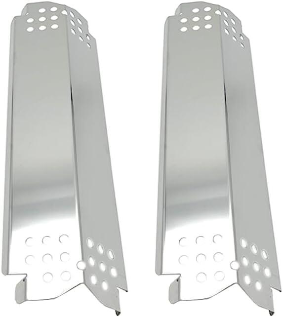 Nexgrill Flame Tamers Replacement Compatible with 720-0830X, 720-0864M, 720-0830H, 720-0925, 720-0888, 720-0882, 720-0898 Gas Grills, Porcelain Steel Heat Shields Heat Plates for 720-0864M (Pack of 2)