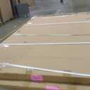 Amazon Basics Glass Dry-Erase Board, Magnetic Frameless Whiteboard, 72W" x 48H", Magnetic White