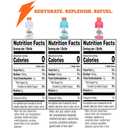 Gatorade G Zero Sports Drink, Glacier Freeze, Glacier Cherry, Berry Variety Pack, 12 Fl Oz (Pack of 18) (EXP 12/24/25)