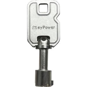 (2) KeyPower ZB7 MX7 Tubular Keys for Greenwald Commercial Washer Door/Service Panel/Coin Washing Machine, Compatible with Whirlpool Maytag SpeedQueen ESD Lock
