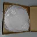 Acrylic Cake Disc Set - 6.25/8.25/10.25 Inch Clear Decorating Supplies with 6 Round Discs, 2 Icing Scrapers and 3 Center Dowels for Cake Baking