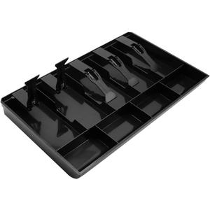 Cash Register Drawer Insert Tray- Cash Money Tray,Portable Currency Till Replacement Money Organizer Storage Box (5 Bill/4 Coin)