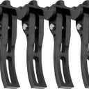4 PCS Tonneau Cover Clamps Universal Fit Replacement Parts for Hard Folding or Soft Folding Truck Bed Cover Clamps Latch