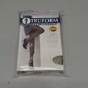 Truform Sheer Compression Pantyhose, 15-20 mmHg, Women's Shaping Tights, 20 Denier, Nude, Queen Plus