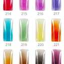 TONES Acrylic Nail Powder Collection  Pro Formula for Vibrant Art  Sleek Shine, French Tips & Quick Dry Glossy Finish  12 Stunning Shades (Aquatic)