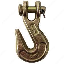 10pc 1/4" Clevis Chain Hook