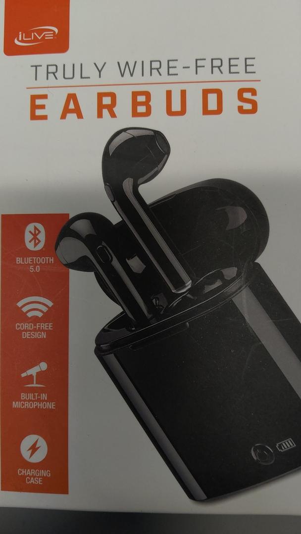 iLive True Wireless Bluetooth Earbuds in Black