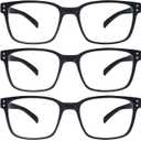 SIGVAN 5 Pack Reading Glasses for Men and Women Blue Light Blocking with Spring Hinge Readers Computer Eyeglasses