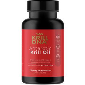 Antarctic Krill Oil 500mg Softgels - Omega 3 Krill Oil Supplement with EPA DHA & Astaxanthin for Brain Joint & Heart - 3rd Party Lab Tested No Gluten GMOs or Fishy Aftertaste (Up to 8 Month Supply),  04/2025