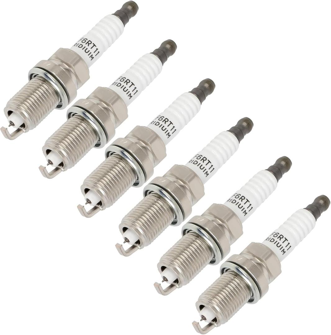 ECCPP Spark Plug Platinum Iridium Fit for 1999-2002 for Daewoo for Lanos 1.6L/L4,2001-2007 for Lexus for GS430 4.3L/V8 Replacement for 4589,IFR6T11 (6 Spark Plugs)