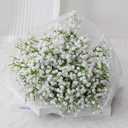 Ziwon Artificial Baby's Breath Flowers - Realistic White Faux Flowers for Bouquets and Decoration