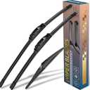 3Pcs Windshield Wiper Blades for 14-20 Infiniti QX60,13-19 Nissan Pathfinder/15-21 Rogue, Original Equipment Replacement Automotive Windshield Wiper Blades for My Car - 26"/17"/12" (Set of 3) U/J HOOK