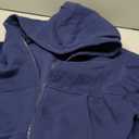 PRETTYGARDEN Women's Zip Up Y2K Hoodies 2026 Fall Fashion Long Sleeve Hooded Fleece Sweatshirts Casual Jacket Winter Clothes (Medium, Navy Blue)