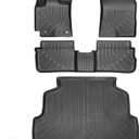 Floor Mats for Toyota Corolla 2009 2010 2011 2012 2013, Custom Fit Corolla Standard,LE,S XLE,XRS,L,LE/S Special Edition Mats, TPE Non-Slip Waterproof 2 Row & Cargo Liner Floor Liners Set