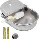 Automatic Dog Feeder Trough Bowl Dispenser Waterer for Pet Dog Horse Cattle Goat Sheep Water Stainless Steel Farm Tool
