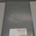 KitchenAid Classic Plastic Cutting Board with Perimeter Trench and Non Slip Edges, Dishwasher Safe, 12 inch x 18 inch, Gray