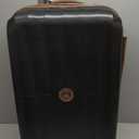 DELSEY PARIS Carrousel Hardside Expandable Luggage with Spinner Wheels, Black, Checked-Large 28 Inch