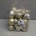 Christmas Ball Ornaments - 43pcs Shatterproof Christmas Tree Decorative Hanging Ornaments with Loop for Xmas Holiday Party Wreath Home Decoration (Champagne)