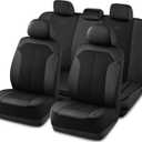 Skechers Car Seat Covers,GOGA Mat Oxford Cloth Seat Covers,Waterproof Car Seat Covers Full Sets,Automotive Universal Fit Seat Cover for Most Cars, Suvs, Trucks,Black