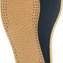 Kaps PECARI Carbon Shoe Insoles, Vegetable Tanned Sheepskin Leather With Activated Carbon Charcoal, Elegant and Comfortable (35 EUR/US 4 Women)