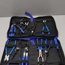 DISEN 13PCS Electrical Disconnect Pliers & Fuel Line Disconnect Tool Set, Automotive Electrical Terminal Connector Separator Removal Tool Kit with Storage Bags, Blue