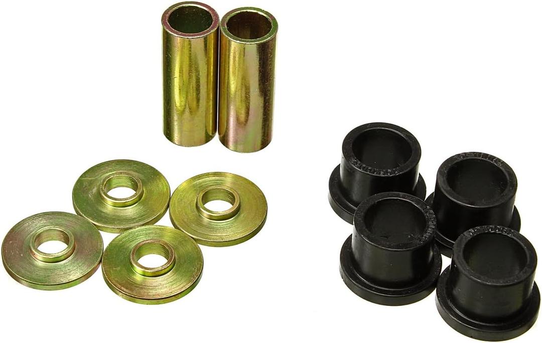 Energy Suspension 8.10107G RACK & PINION BUSHING SET,Black