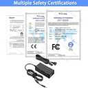 19V 3.42A Power Supply Adapter, 19V Laptop Charger, fit for DC 19Volt for Acer Asus Lenovo Gateway Toshiba Laptop, 19Vdc Samsung LG TV Monitor, for DC19V JBL Speaker Charger Cord.