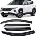 Tape-On Side Window Visor Deflectors Rain Guards Designed for Hyundai Tucson 2016-2021 SE SEL Value Limited Sport Ultimate 94457