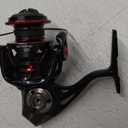Quantum Smoke Spinning Fishing Reel, Changeable Right- or Left-Hand Retrieve, Continuous Anti-Reverse Clutch with NiTi Indestructible Bail, SCR Alloy Frame, Black