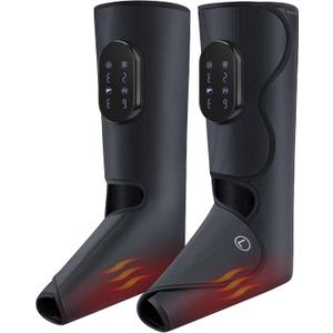 Medcursor Cordless Foot and Leg Massager with Heat, Rechargeable Leg Massager for Circulation and Pain Relief After Exercise, Portable Massager Boots for Home Office Gym Use