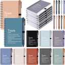 40pcs Team Appreciation Gifts Set with 20 Teamwork Mini Notepads and 20 Ballpoint Pen Thank You Gifts Bulk for Coworker Teacher Nurse Volunteers (Neutral)