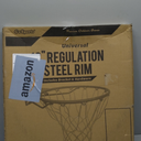 GoSports Regulation 18" Steel Basketball Rim - Choose from Fixed or Breakaway - Use for Replacement or Garage Mount