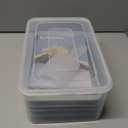 WIBIMEN Ice Cube Tray with Lid and Bin - Round Ice Trays for Freezer with Lid - Ice Cube Trays for Freezer with Ice Container (1"-2PACK Blue)