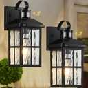 Porch Lights Outdoor 2 Pack,Motion Sensor Exterior Light Fixture with Dusk to Dawn Outdoor Wall Lights Modern Sconce Lights for House Patio Front Door Garage