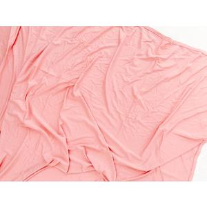 NODNAL CO. Baby Swaddle Blanket - Premium Viscose from Bamboo - 46in x 46in Girl/Boy - Ultra Soft, Gentle, Lightweight Swaddling or Stroller - Gender Neutral Baby Shower Newborn Gift (Dusty Rose)