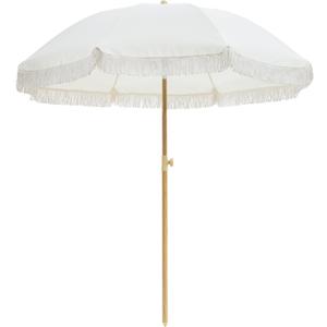 Aohanoi Outdoor Umbrella - Sun Protection, Rain Resistant, Windproof with Manual Open-Close Feature - Ideal for Beach, Camping, and Picnics