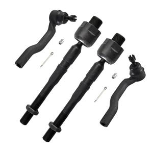 ASTARPRO - Front 4pc Tie Rods Replacement for 07-14 Ford Edge 07-15 Lincoln MKX, 4 Outer & Inner Tie Rod Ends 2007 2008 2009 2010 2011 2012 2013 2014 2015